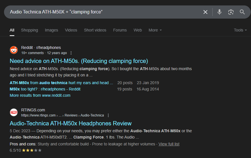 How to Reduce a Headphone's Clamping Force: 3 Quick Fixes 5 clamping force google search